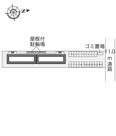 ★手数料０円★戸田市氷川町　月極駐車場（LP）